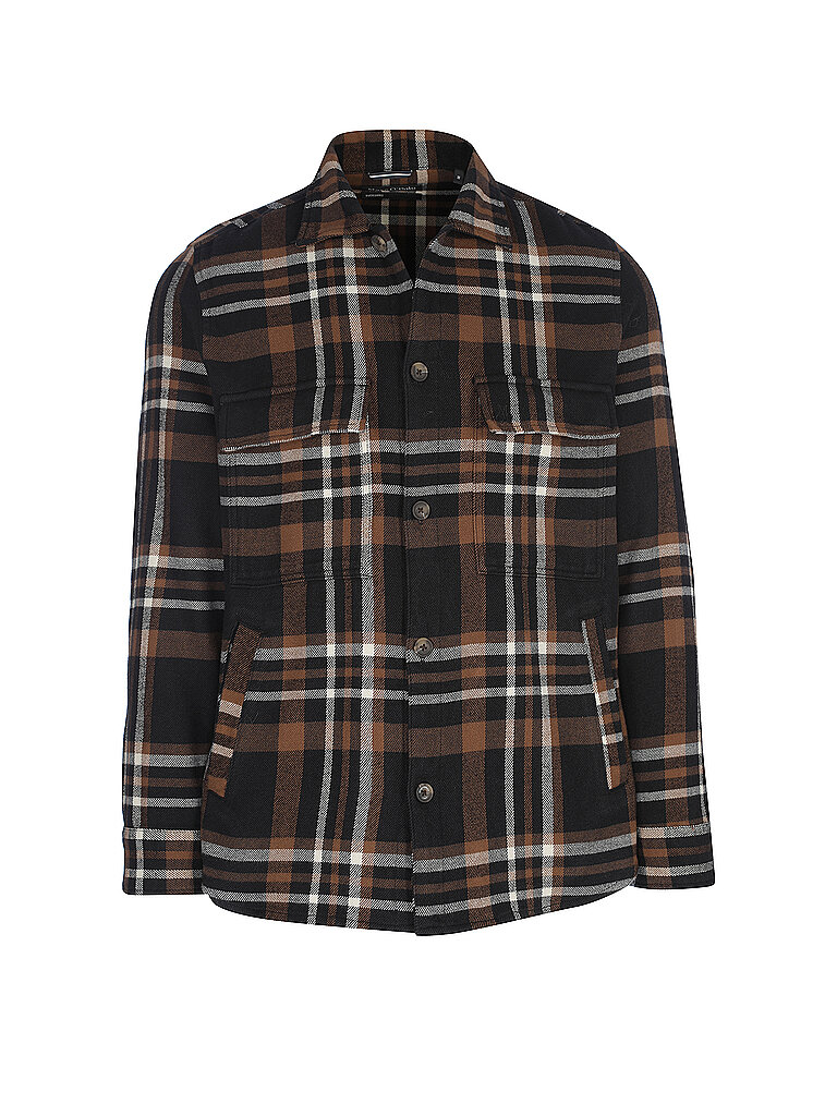 MARC O'POLO Hemd - Overshirt braun | M